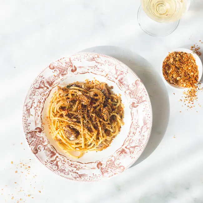 Pasta met sardines