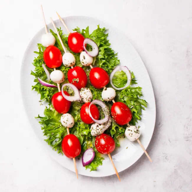 Caprese spiesjes