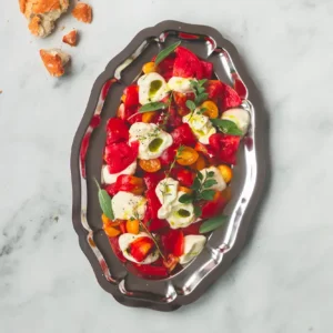 tomatensalade met mozzarella