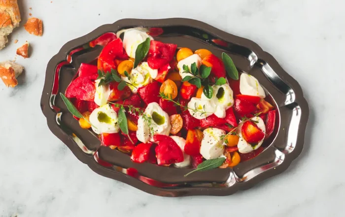 tomatensalade met mozzarella