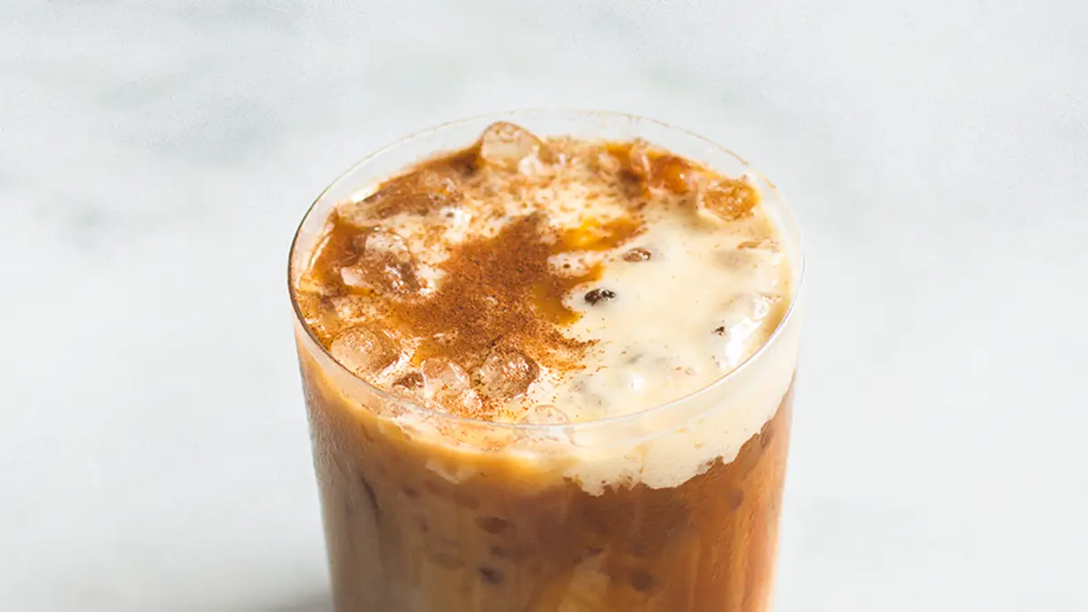 apple pie latte met whipped honey appeltaart latte